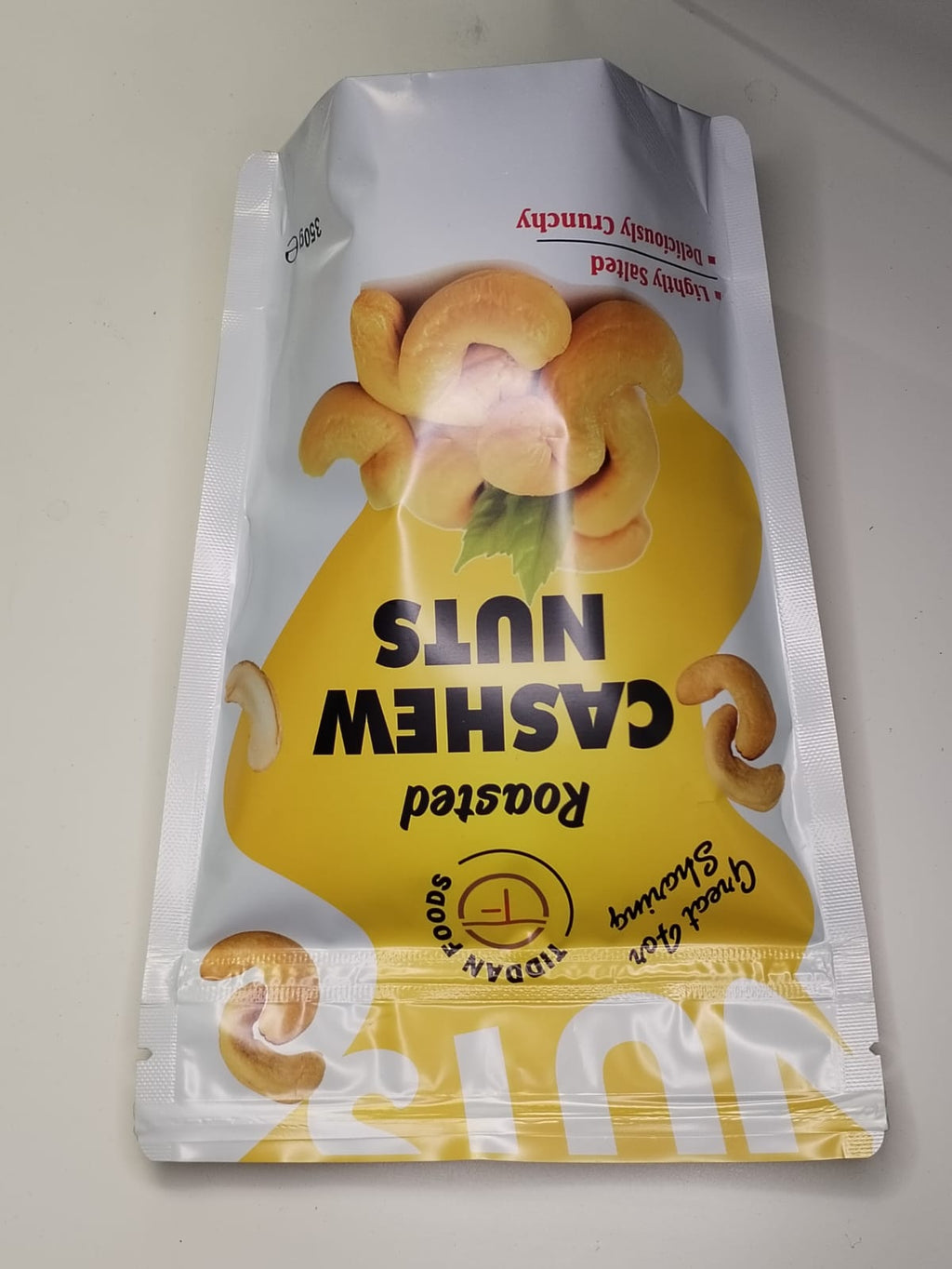 Oven Roasted Cashew Nuts Lightly Salted 350g | Tiddan Foods