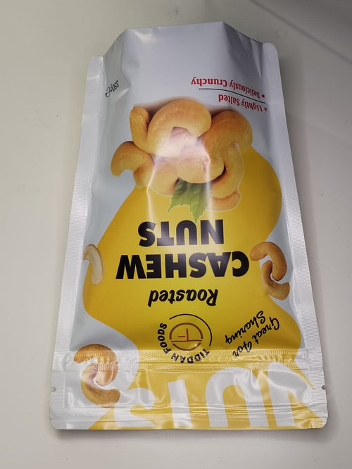 Oven Roasted Cashew Nuts Lightly Salted 200g | Tiddan Foods