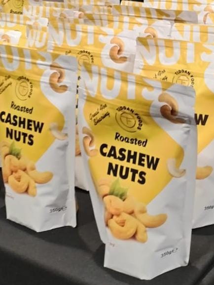 Oven Roasted Cashew Nuts Lightly Salted 350g | Tiddan Foods